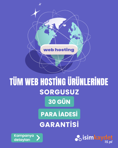30 Gün Sorgusuz Para İadesi Garantisi