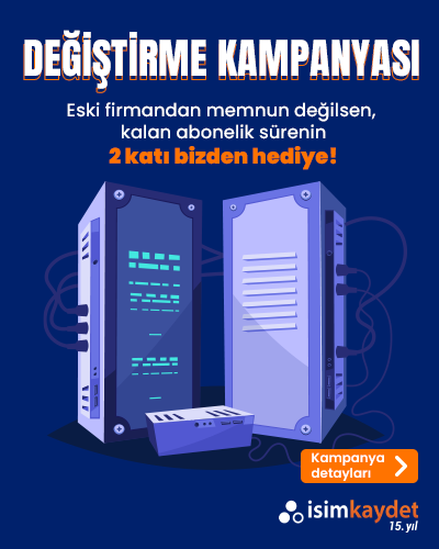Firmasını Değiştirene 2 Katı Hediye